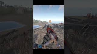 he crashed the bike 😂 #rustglitch #rustshorts #rustfunny #rustclips