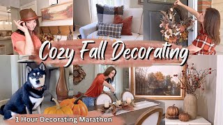 🍁Cozy Fall Decor Inspiration for Every Room  | 1 Hour Fall Decorating Marathon