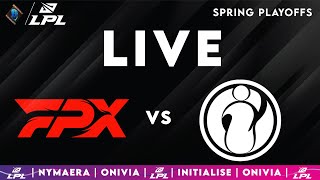 FPX vs IG | LPL Playoffs 2025 Live Spring |  LPL English  with Nymaera & Initialise