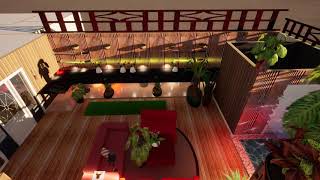 How to design terrace and render in Twinmotion