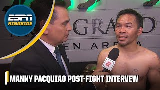 Manny Pacquiao believes he can be champion again after return vs. Mario Barrios | ESPN Ringside