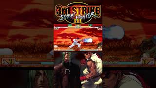 Remy vs Ryu! #AIvsAI #StreetFighter3 #StreetFighterIII