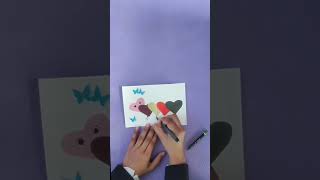 Beautiful valentine's day card from weddingcard#diy#shortdiy