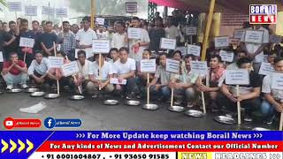 Dima Hasao BJP kayakartas sit-in-Demontration in front of DC office Haflong|| Demands Govt facility