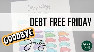 Debt Free Friday | July 2025 Financial Goals Recap and How we set up our accounts as a debt free fam