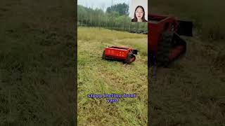 China made remote control steep slope mower low price for sale, chinese remote control brush mower