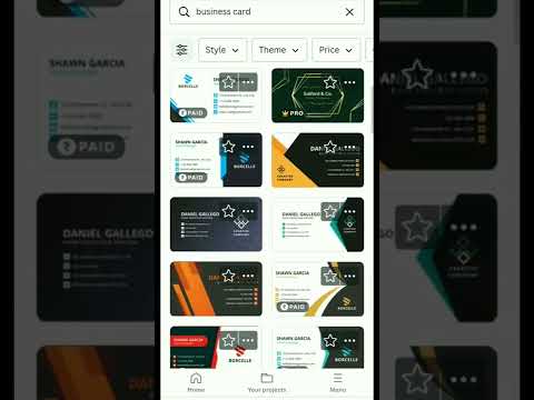 Business Card  in just 1 minutes  Canva  C#canvatutoria #howtousecanva #canvatutorialforbeginners
