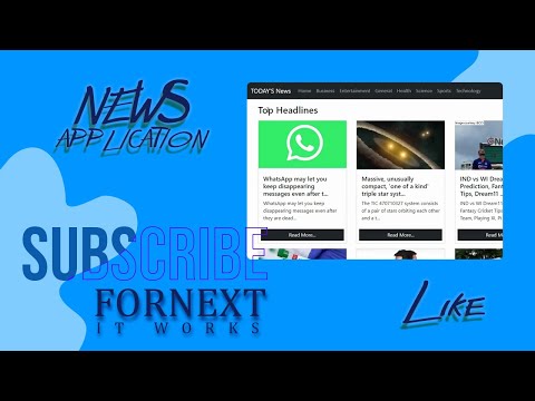 News Application || @CodeWithHarry  @Harshitvashisth