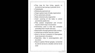 General characteristics of phylum Annelida ll Zoology