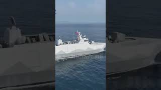 沱江級巡邏艦海上航行🗺️#navy #military #missile #海軍 #沱江級巡邏艦 #台灣 #中華民國
