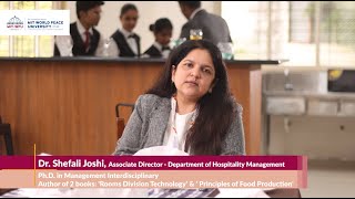 Meet Dr. Shefali Joshi: Redefining Hospitality Education at MIT-WPU