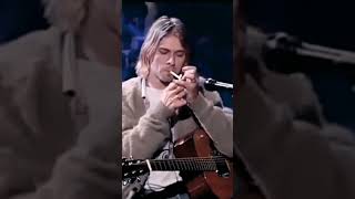 Kurt try smoking | Nirvana Unplugged #kurtcobain #nirvana #shorts #unplugged