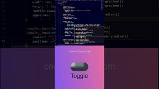 Create 3D Toggle Button Using HTML and CSS #shorts #shortsvideo #css #javascript #html #webdesign