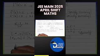 Let the function f(x) = x³/3 + 3/x + 3,  x ≠ 0 be strictly increasing in (−∞, α₁)...| Doubtify JEE