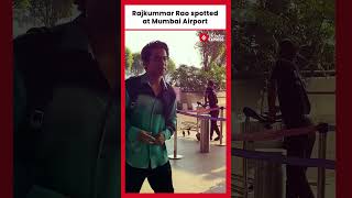 Rajkummar Rao spotted at Mumbai Airport