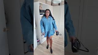 Asos Denim Dress! keep or return? #asos #asoshaul