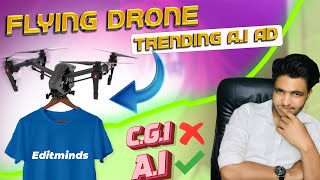 🔥 How to Make Viral Zepto Drone Ad Using AI |🎯#AIAds #KlingAI #EditMinds