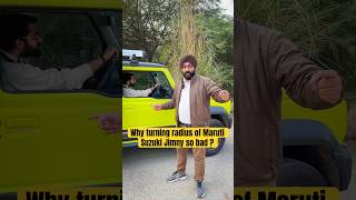 Why turning radius of Maruti Suzuki Jimny so bad #jimny #motorbyte