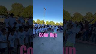 Fun Day 💖 At Color Run #colorrun #school #funday #shorts