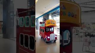 #bus #busride #cutebaby #sideview #enjoytime #playtime #mall #londonbus