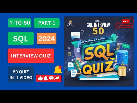 SQL Interview Guide: Top 50 Questions and Answers (Part-1) #sql #sqlinterviewquestions #quiz