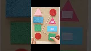 DIY Shapes Matching Game #viral #youtubeshorts #shortvideo #shorts #short #diy #kids #games #shape