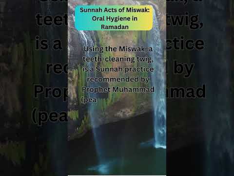 Sunnah Acts of Miswak | Sunnah for Oral Hygiene | #shorts
