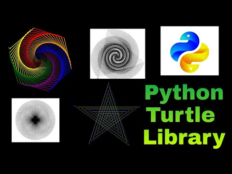 Awesome Designs with Python Turtle || Python Turtle Graphics  Tutorial || Techie Lagan