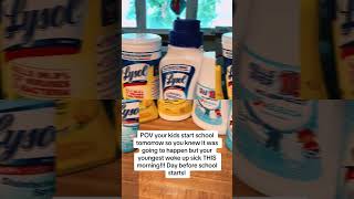 Pov: your child is sick before school starts#childsick #backtoschool #schoolprep #sickday