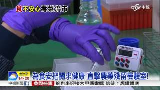 為食安把關求健康 直擊農藥殘留檢驗室!│中視新聞 20170331