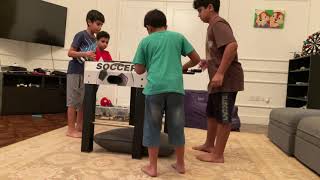 Some table foot ball