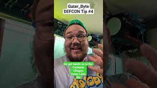2023 DEFCON Tip #4 pick 1-2 #presentations , then go to the #contest and #villages and get Hands On