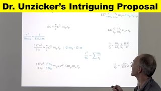 Dr. Unzicker's Intriguing Proposal