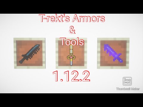 Minecraft T-rekt's Armors & Tools Mod Showcase!