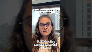 ZK proof is more about prove, not revealing. #zkproof #zksync #blockchain #ethereum #trending
