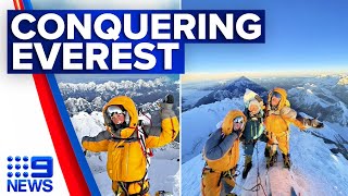 Teen becomes the youngest in history to climb Mt Everest | 9 News Australia