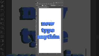 3d text effect created in adobe illustrator. #3d #texteffect #vector