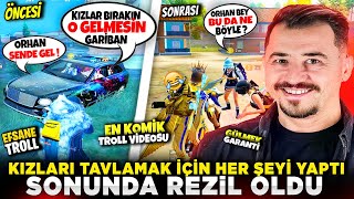 HE DID EVERYTHING TO GET GIRLS 😂 HE FINALLY BECAME A DISGRACE! 😎 PUBG MOBILE TROLL