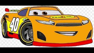 Jesse Iwinji (Voice) Pennzoil Next gen Racer #40 (Cars 3, Cars 4)