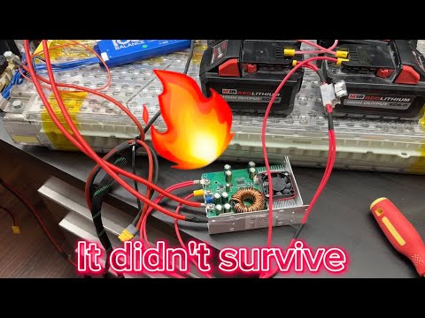 This 1000 Watt Voltage Converter Blew Up in the first 5 minutes! SH-PWS33 1kw DC-DC 50A Review
