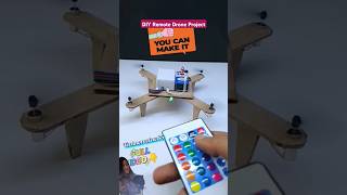 🛸 DIY Remote Controlled Drone 🚁 #shorts