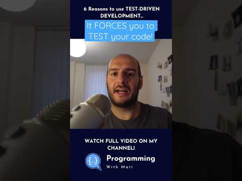 #testdrivendevelopment forces you to TEST! And that is good!