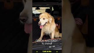 Sturdy Car Dog Hammock Beige