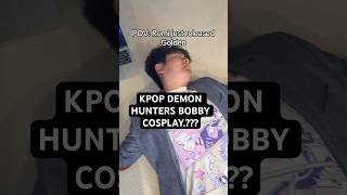 Kpop demon hunters Cosplay Skit!! #kpopdemonhunters #kdh #huntrix #sajaboys