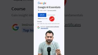 Google AI Free Certificate Courses #google #freecourse #onlinecourses #googleai #certificate #learn