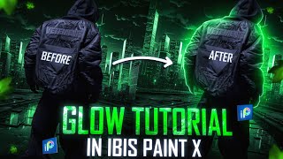 How To Make Glow Effects In Ibis Paint X |Glow Effect Tutorial In Ibis Paint X