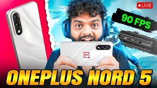 BGMI 120FPS?? Test on OnePlus Nord 5 🔴 LIVE  RP 🎁 Giveaway