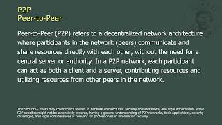P2P - Peer-to-Peer