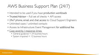 Support Plans for AWS | AWS Billing & Cost Management #amazonwebservices