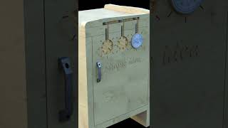 Simple Safe with Combination Lock #woodworking #wood #diy